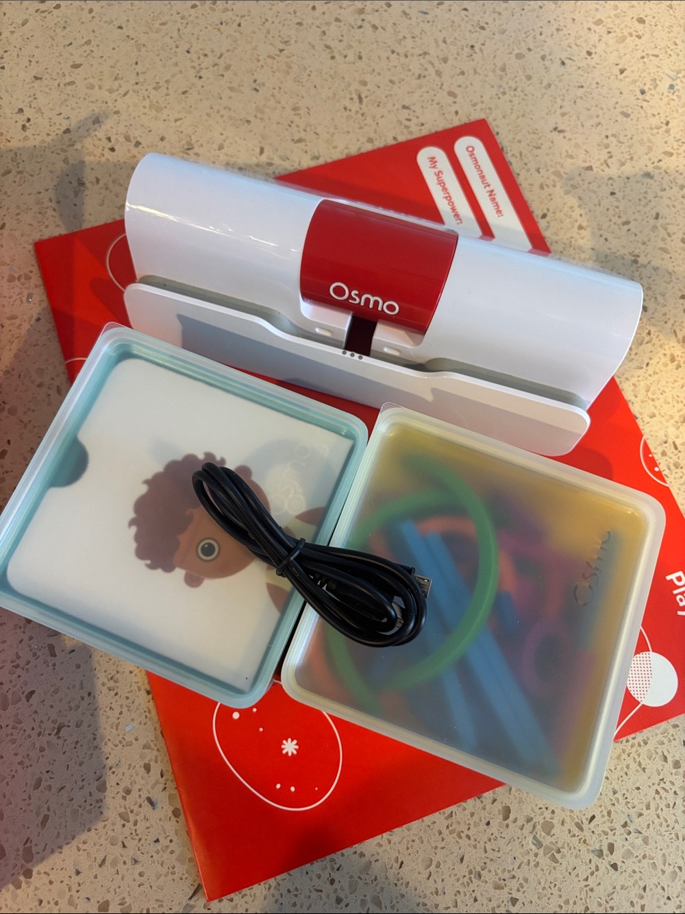Osmo Kids Learning Accessory Set - White & Red